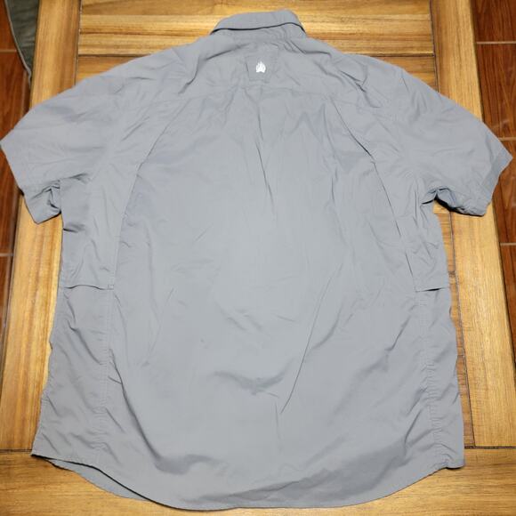 Alaskan Hardgear by Duluth Trading Co Dark Grey Full Button Shirt - Size XL - Picture 3 of 6